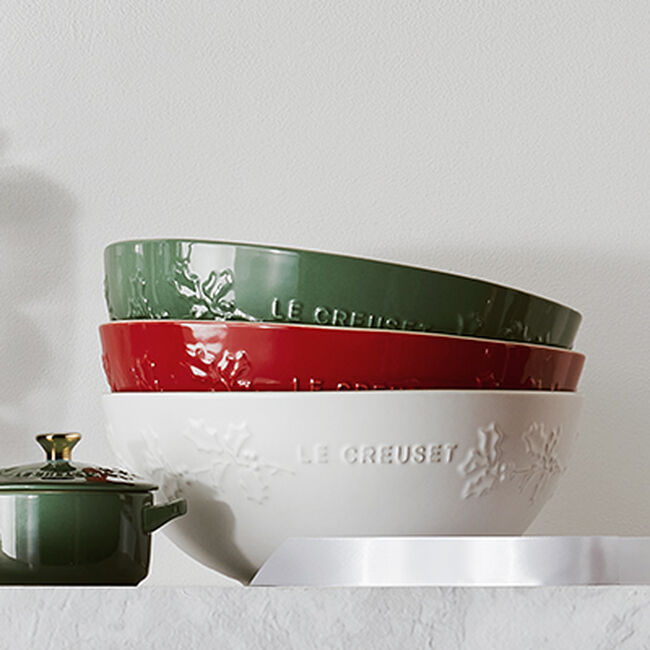 Stoneware Holly Multi Bowl image number 1